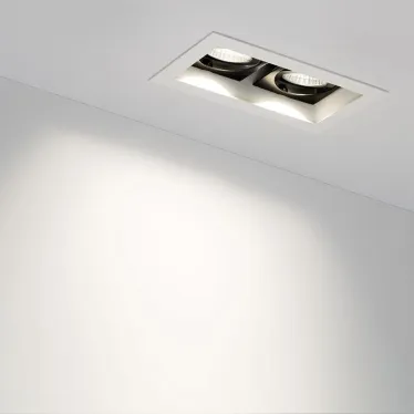 Светильник CL-KARDAN-S180x102-2x9W White (WH, 38 deg) | 024128 | Arlight