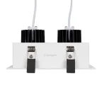 Светильник CL-KARDAN-S180x102-2x9W White (WH, 38 deg) | 024128 | Arlight