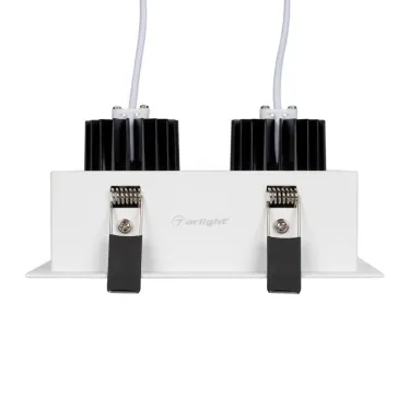 Светильник CL-KARDAN-S180x102-2x9W White (WH, 38 deg) | 024128 | Arlight