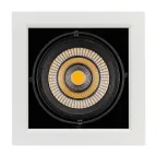 Светильник CL-KARDAN-S190x190-25W Warm3000 (WH-BK, 30 deg) | 024985 | Arlight
