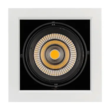 Светильник CL-KARDAN-S190x190-25W Warm3000 (WH-BK, 30 deg) | 024985 | Arlight