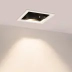 Светильник CL-KARDAN-S190x190-25W Warm3000 (WH-BK, 30 deg) | 024985 | Arlight