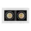 Светильник CL-KARDAN-S180x102-2x9W Warm (WH-BK, 38 deg) | 024130 | Arlight