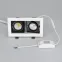 Светильник CL-KARDAN-S180x102-2x9W Warm (WH-BK, 38 deg) | 024130 | Arlight