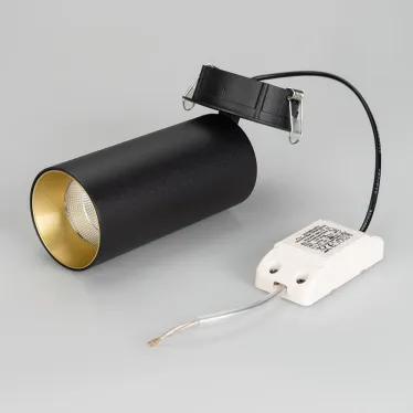 Светильник SP-POLO-BUILT-R65-8W Warm3000 (BK-GD, 40 deg) | 027254 | Arlight