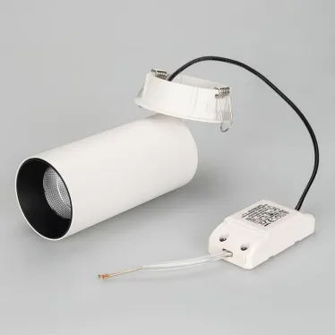 Светильник SP-POLO-BUILT-R65-8W Warm3000 (WH-BK, 40 deg) | 027255 | Arlight