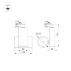 Светильник LGD-ARES-4TR-R100-40W Warm3000 (WH, 24 deg) | 026378 | Arlight