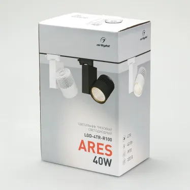 Светильник LGD-ARES-4TR-R100-40W Warm3000 (BK, 24 deg) | 026375 | Arlight