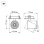 Светильник LGD-678WH-9W White 25deg | 022243 | Arlight