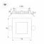 Светильник DL-93x93M-5W Warm White | 020123 | Arlight