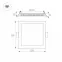 Светильник DL-225x225M-21W Warm White | 020137 | Arlight