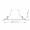 Светильник LTD-LEGEND-R175-20W Day4000 (WH, 50 deg) | 027313 | Arlight