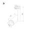Светильник SP-POLO-TRACK-PIPE-R65-8W Warm3000 (BK-GD, 40 deg) | 027490 | Arlight
