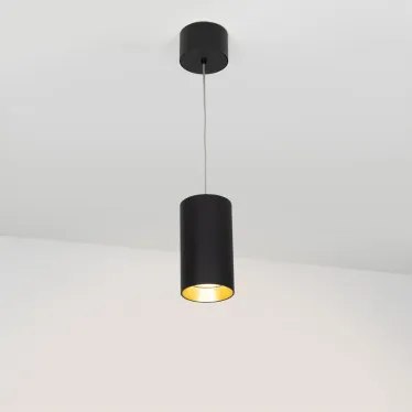 Светильник подвесной SP-POLO-R85-2-15W Warm White 40deg (Black, Gold Ring) | 022960 | Arlight