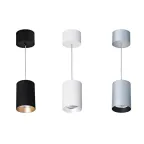 Светильник подвесной SP-POLO-R85-2-15W Day White 40deg (Black, White Ring) | 022961 | Arlight