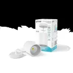 Светильник светодиодный накладной/подвесной HD044 12W (белый/белый) 4100K 79*100мм 1/20 | HD044 | Gauss