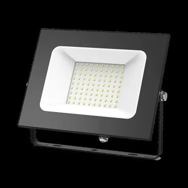 Прожектор светодиодный LED Elementary 100W 6600lm IP65 6500К черный ПРОМО 1/10 | 613100100P | Gauss