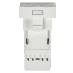 Розетка компьютерная RJ45 UTP категория 5e 1 модуль
