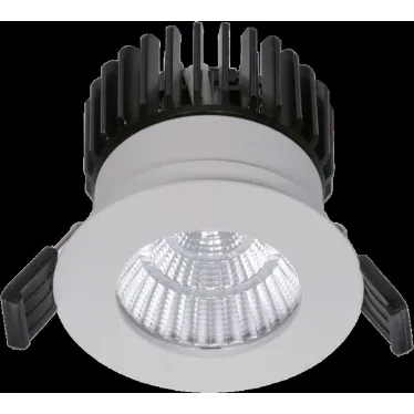 Светильник светодиодный ДВО QUO IP65/IP20 07 WH D45 9Вт 3000K (with driver) EM3 БАП 3ч | 1507000940 | Световые Технологии