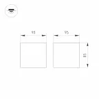 Светильник SP-ORIENT-SURFACE-TC-S95x95-20W Day4000 (BK, 30 deg, 230V) (Arlight, IP20 Металл, 5 лет) | 031867 | Arlight