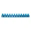 Колодка клеммная винтовая KВ-40 25-40, ток 100 A, полиэтилен синий 10шт, REXANT