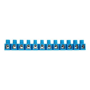 Колодка клеммная винтовая KВ-40 25-40, ток 100 A, полиэтилен синий 10шт, REXANT