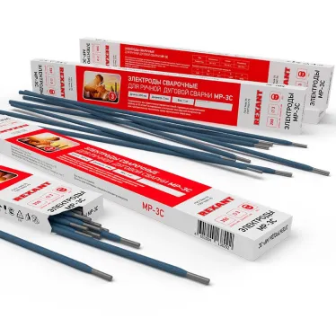 Электроды 450 мм MP-3C 4 мм пачка 5 кг, REXANT