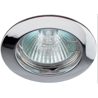 Светильник встраиваемый литой под лампу KL1 CH /1 MR16,12V, 50W хром (100/2100) | Б0048967 | ЭРА