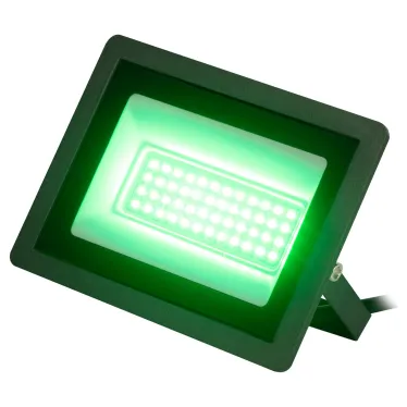 Прожектор светодиодный уличный ДО 50Вт зеленое свечение 5000лм IP65 LPR-025-GREEN-050