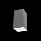 Светодиодный светильник DL-Box накладной 12 Вт 3000 К 90x90x170 мм RAL7045 серый муар с рассеивателем опал DALI | V1-R0-70817-20D01-2001230 | VARTON