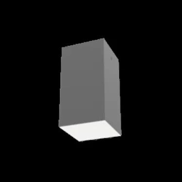 Светодиодный светильник DL-Box накладной 12 Вт 3000 К 90x90x170 мм RAL7045 серый муар с рассеивателем опал DALI | V1-R0-70817-20D01-2001230 | VARTON