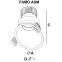 Светильник светодиодный FAMO ASM 13 WH D45 3000K (with driver) | 1723000030 | Световые Технологии