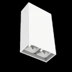 Светодиодный светильник DL-Box Reflect Multi 1x2 накладной 8 Вт 4000 К 80х40х150 мм RAL9003 белый муар DALI | V1-R0-00251-20D23-2000840 | VARTON