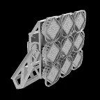 Светодиодный прожектор AirQub Sport 640 Вт 4000 K AS1 | V1-P1-703X3-04L50-6564040 | VARTON