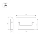Светильник MAG-ORIENT-LASER-FOLD-S195-6W Warm3000 (BK, 30 deg, 48V, DALI) (Arlight, IP20 Металл, 3 года) | 034631 | Arlight