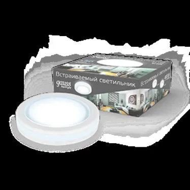 Светильник Backlight BL099 Кругл. Белый, 5W, LED 4000K 1/60 | BL099 | Gauss