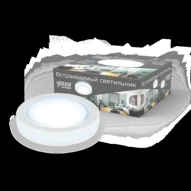 Светильник Backlight BL099 Кругл. Белый, 5W, LED 4000K 1/60 | BL099 | Gauss