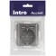 Розетка Intro Accent 6-410-09 P+E Schuko со шторками, 16А-250В + 2хUSB, IP20, СУ, титан