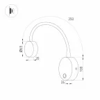Светильник SP-SON-R90-3W Warm3000 (BK, 100 deg, 230V) (Arlight, IP20 Металл, 3 года)|029628 | Arlight