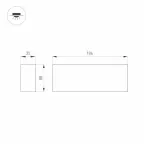 Светильник SP-ORIENT-SURFACE-TC-S186x35-15W Warm3000 (BK, 30 deg, 230V) (Arlight, IP20 Металл, 5 лет) | 031862 | Arlight