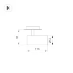 Светильник LGD-LUMOS-R55-9W Warm3000 (WH, 25 deg, 230V) (Arlight, IP20 Металл, 3 года) | 034146 | Arlight