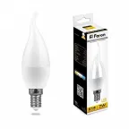                  Лампа светодиодная LB-97 (7W) 230V E14 2700K свеча на ветру | 25760 | FERON
               