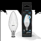                 Лампа светодиодная свеча 7W 550lm 6500К E14 шаг. диммирование LED1/10/100 | 103101307-S | Gauss
               