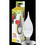                  Лампа светодиодная LED-СВЕЧА НА ВЕТРУ-standard 7.5Вт 230В Е14 3000К 675Лм | 4690612004556 | ASD
               