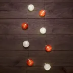 Тайские фонарики Магия 3,5 м, прозрачный ПВХ, 20 LED, теплый белый, питание 2 х АА (батарейки не в комплекте) | 303-088 | NEON-NIGHT