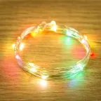                  Гирлянда Роса 2 м, 20 диодов, USB, цвет RGB | 315-959 | NEON-NIGHT
               