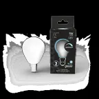                  Лампа светодиодная Filament Шар 9W 610lm 4100К Е14 milky диммируемая LED 1/10/50 | 105201209-D | Gauss
               