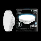                  Лампа светодиодная LED 12Вт GX70 220В 4100К | 131016212 | Gauss
               