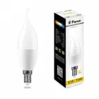 Лампа светодиодная LB-770 (11W) 230V E14 2700K свеча на ветру | 25939 | FERON
