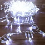 Гирлянда Кластер 10 м, 400 LED, прозрачный ПВХ, IP65, соединяемая, цвет свечения белый | 303-645 | NEON-NIGHT